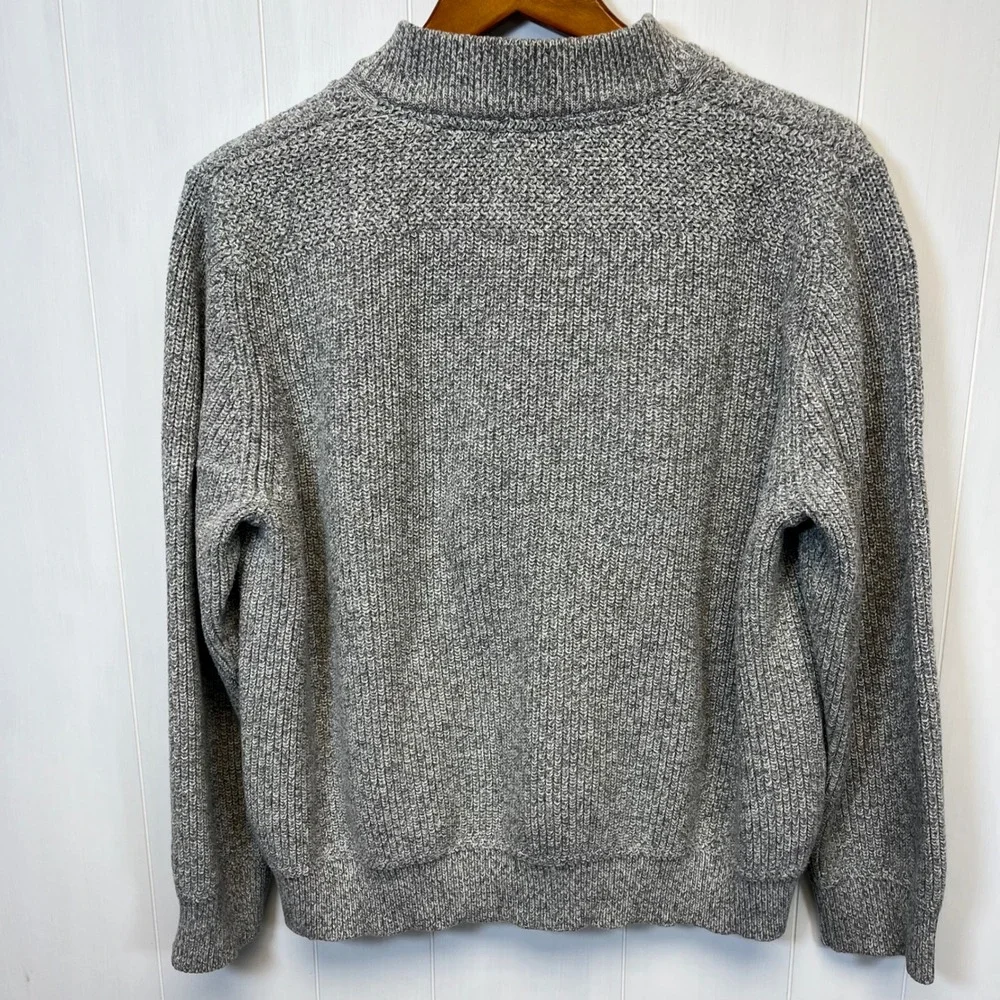 Eddie Bauer Mens Cotton Blend Chunky Sweater Sz L‎ Bloke Academia Core Preppy
